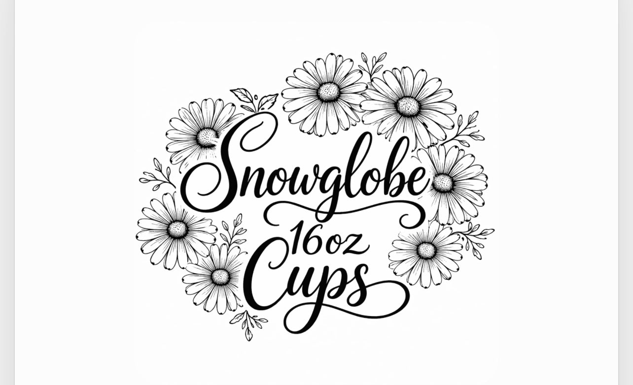 Snowglobe 16oz Cup