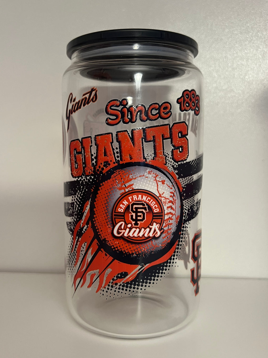 SF Giants 16oz Glass Cup