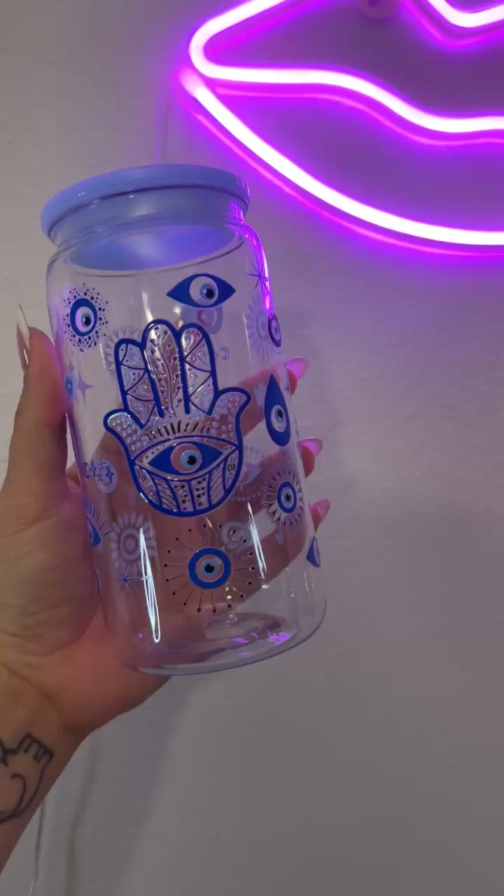 Blue Ojo 16oz Acrylic Cup